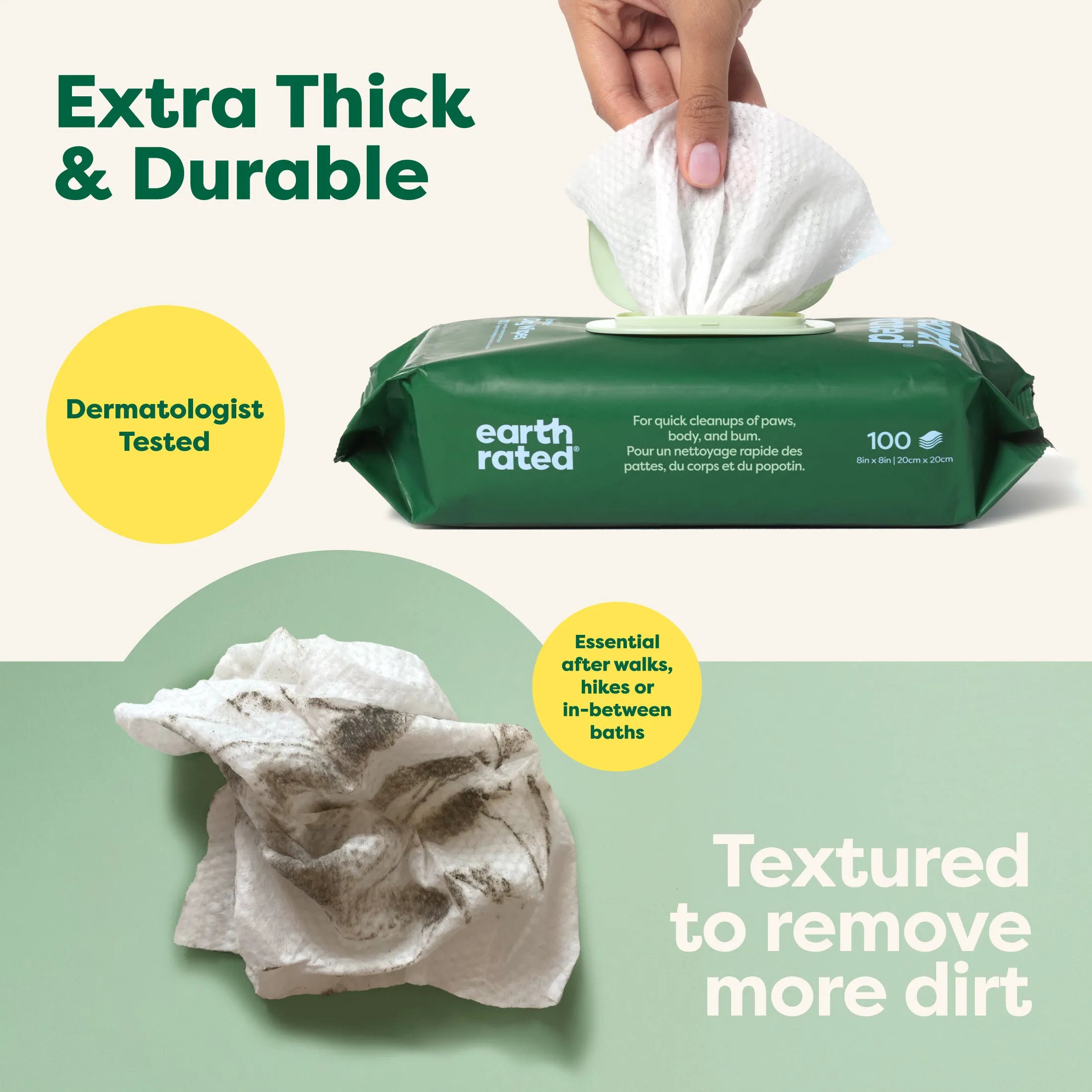 400 Wipes (4 Pack)