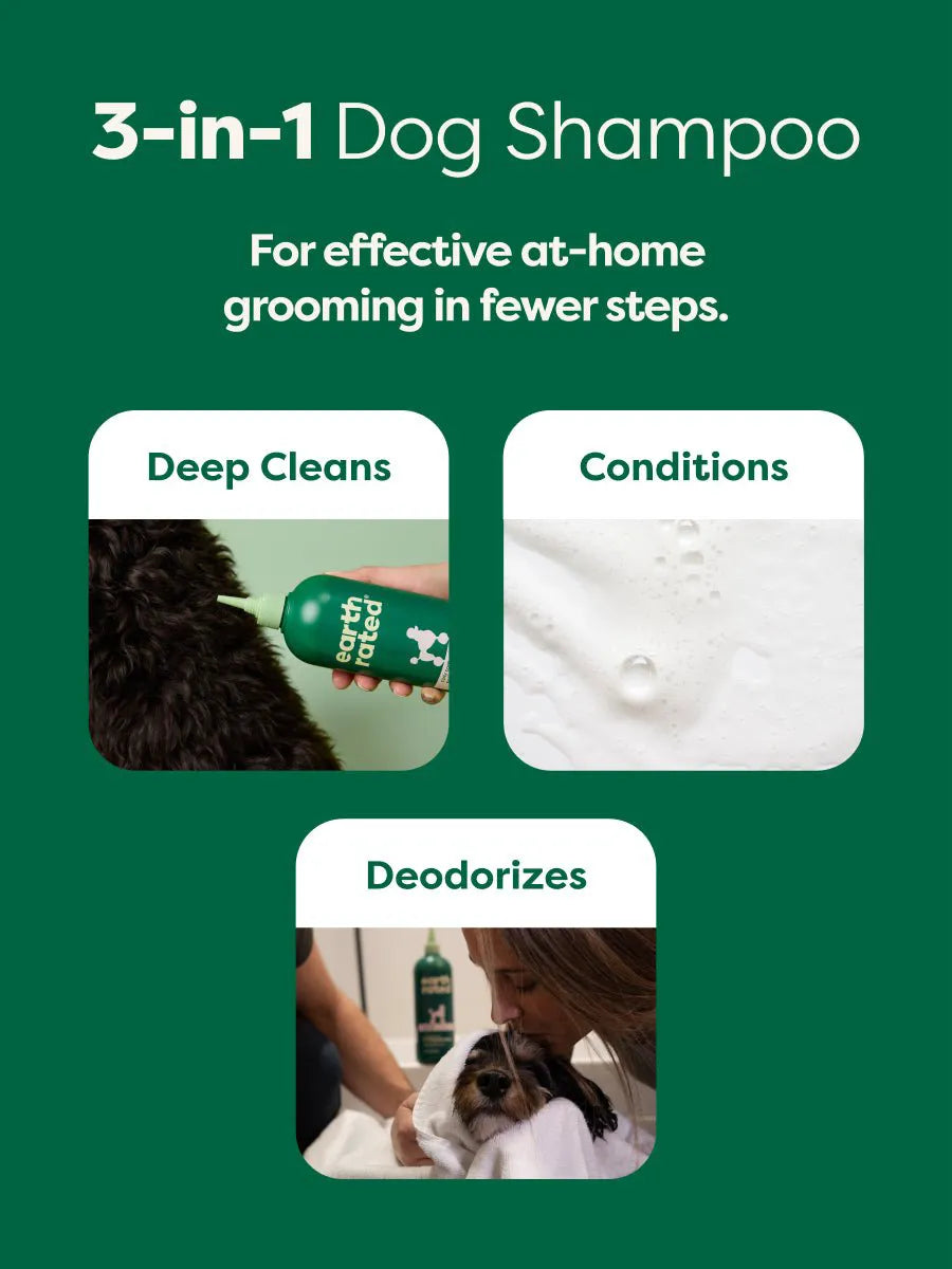 3-in-1 Detangling Dog Shampoo: Cleans, Detangles & Hydrates