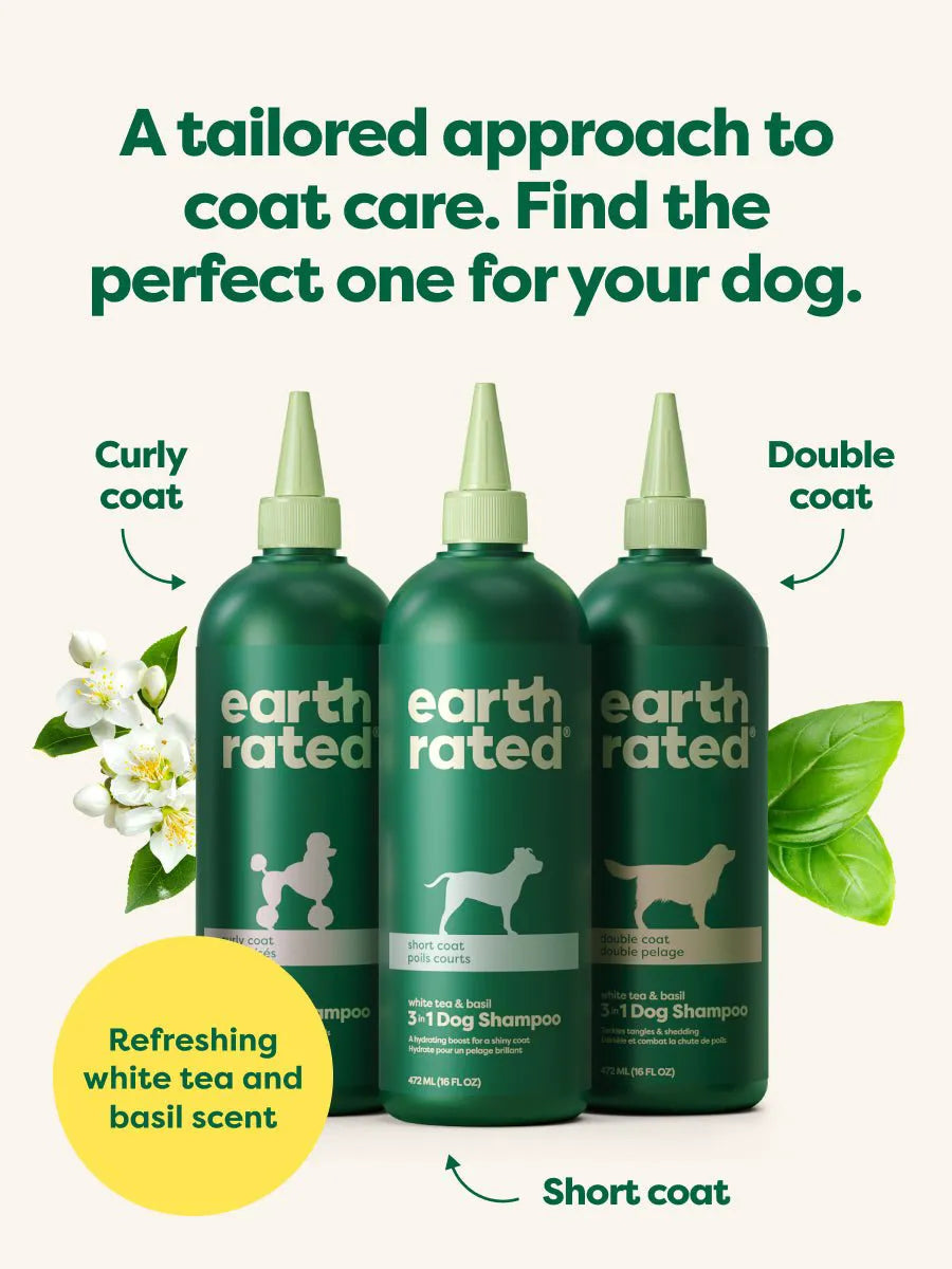 3-in-1 Deshedding Dog Shampoo: Loosens, Strengthens & Nourishes